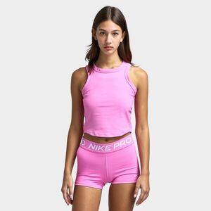 Nike One Dri-Fit Cropped Tank Top Sz XL NWT in Playful Pink
